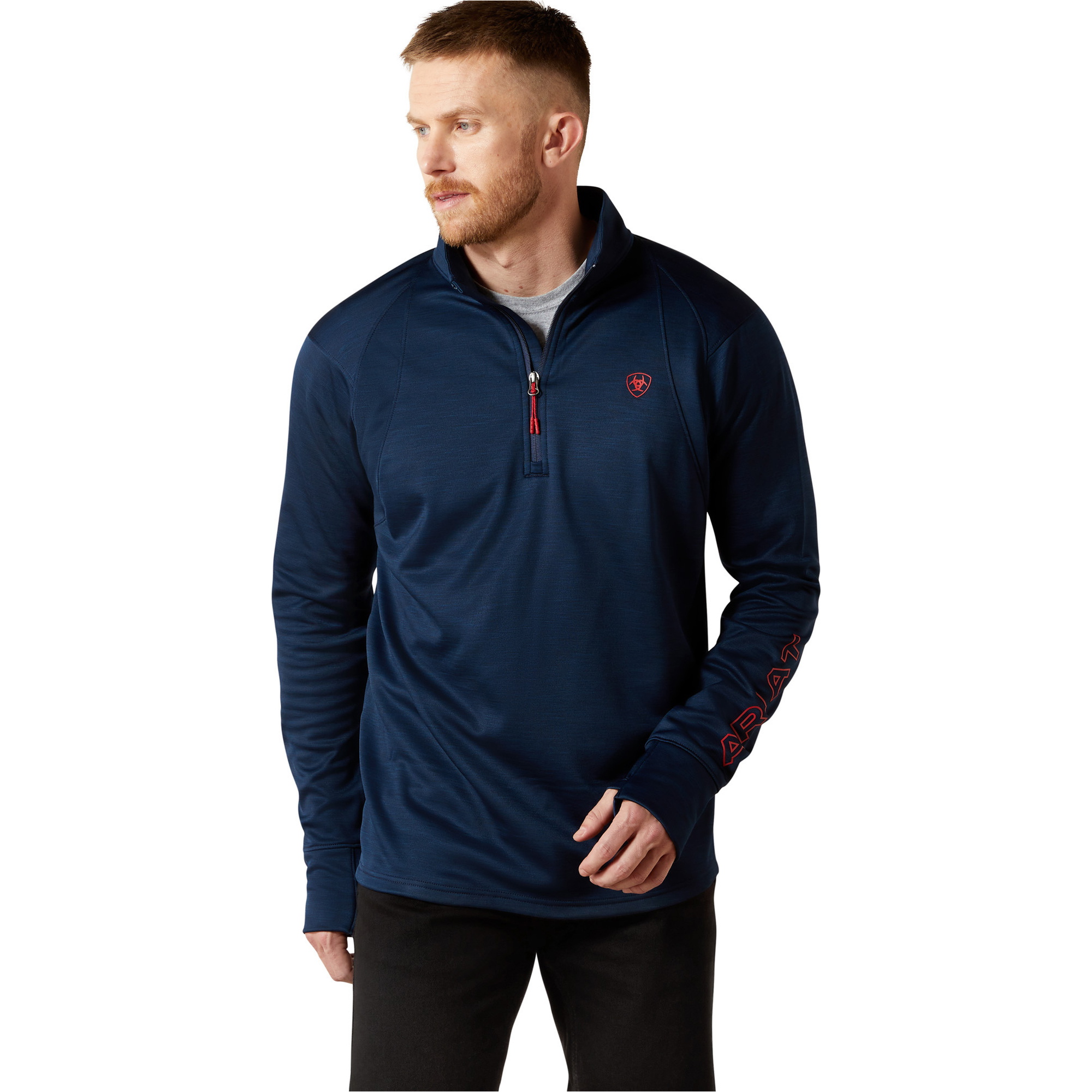 2025 Ariat Herren Team EQ 1 / 2 Zip Pullover 10062368 - Navy